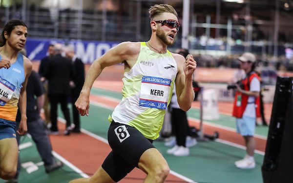 Josh Kerr wins 3000m at Millrose in MR 7:33.47, check out his last 400 meters!