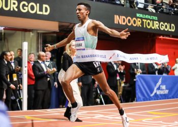 AMERICAN RECORD FOR NUGUSE IN WANAMAKER MILE!