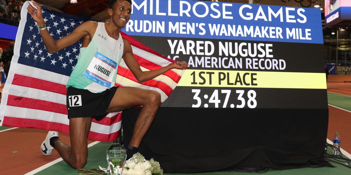 AMERICAN RECORD FOR NUGUSE IN WANAMAKER MILE!