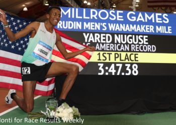 AMERICAN RECORD FOR NUGUSE IN WANAMAKER MILE!