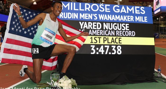AMERICAN RECORD FOR NUGUSE IN WANAMAKER MILE!