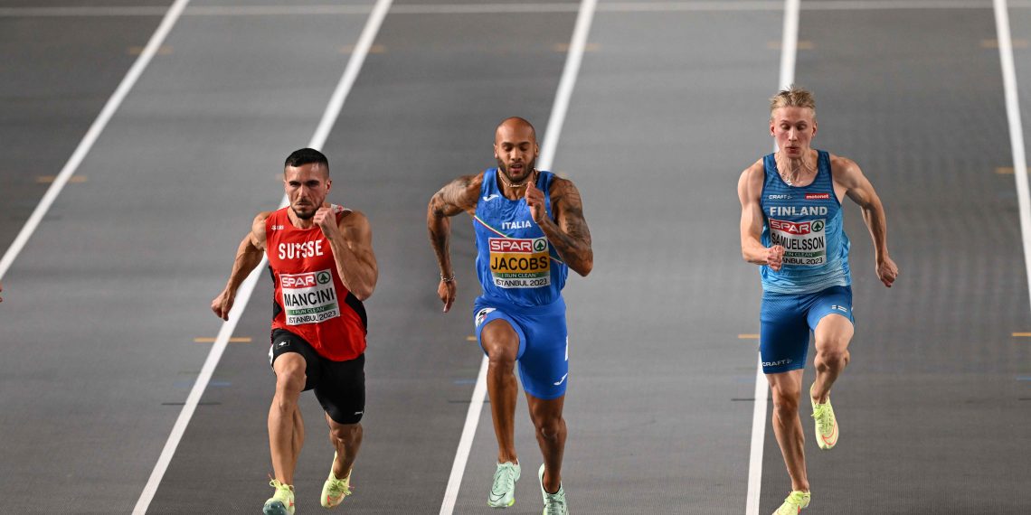 2023 European Athletics Indoor Champs, Day 2, Session 1, the heptathlon begins, Men’s  60 heats, 3000m heats