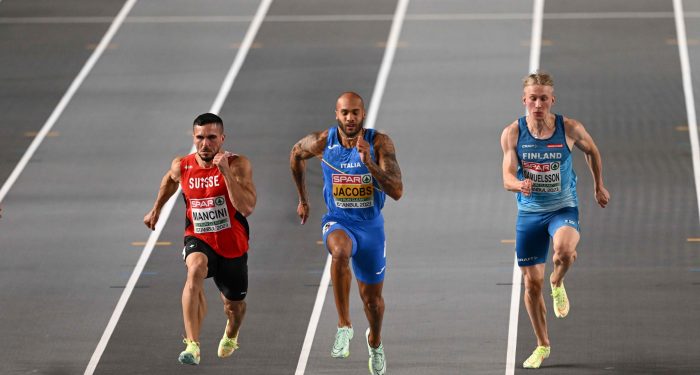 2023 European Athletics Indoor Champs, Day 2, Session 1, the heptathlon begins, Men’s  60 heats, 3000m heats