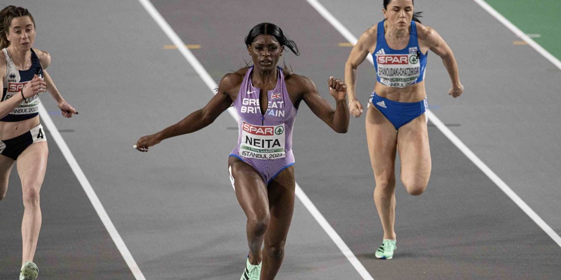 2023 European Athletics Indoor Champs, Darryl Neita takes bronze in the 60 meters!