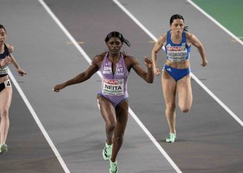 2023 European Athletics Indoor Champs, Darryl Neita takes bronze in the 60 meters!