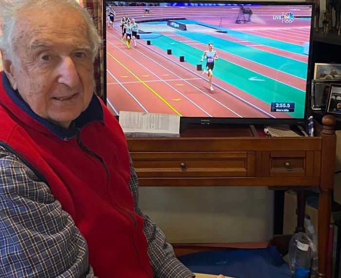 MY MILLROSE UPDATE:  GIL DODDS 4:05.3 TO YARED NUGUSE 3:47.38.  CLIMBING ALL THOSE STAIRS TO SITTING THIS ONE OUT.   