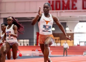 Julien Alfred came within whiskers of breaking the 60m and 200m world indoor records, won hearts in Albuquerque 