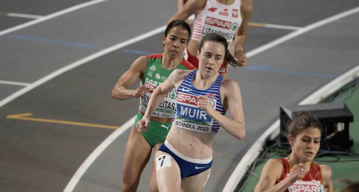2023 European Athletics Indoors, Laura Muir, focused in Istanbul