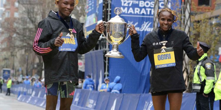 CHEBET, OBIRI ARE 2023 BOSTON MARATHON CHAMPIONS