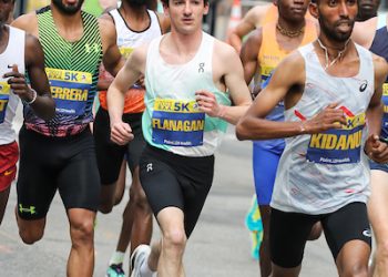 BEADLESCOMB, ABEBE WIN B.A.A. 5-K IN SPRINT FINISHES (April 15)