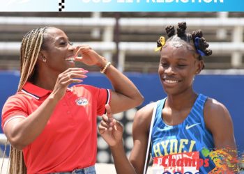 2023 Deji’s Doodles #7, Van Niekerk is back to his previous best, Russel runs world lead at the Texas relays, the Jamaican Champs delivered new stars and Fraser-Pryce made her season debut at Zyon’s school