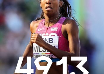 Britton Wilson runs 49.13 WL for 400 meter flat /53.28 for 400m hurdles!