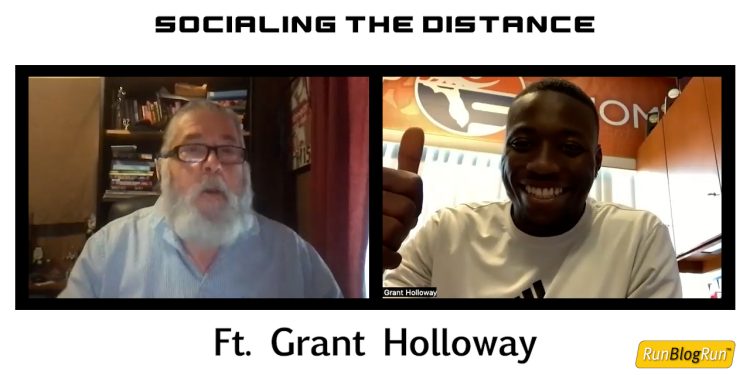 Socialing the Distance, Episode 126, featuring Grant Holloway, Hurdler extraordinaire, WR holder, 60m indoors, #2 time 110m hurdles, World Champ, indoors and outdoors, adidas sponsored athlete