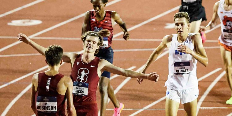 2023 NCAA T&F Champs, Day One : A Cardinal Act! Stanford’s Robinson and Hicks Author 1-2  10k Sweep!