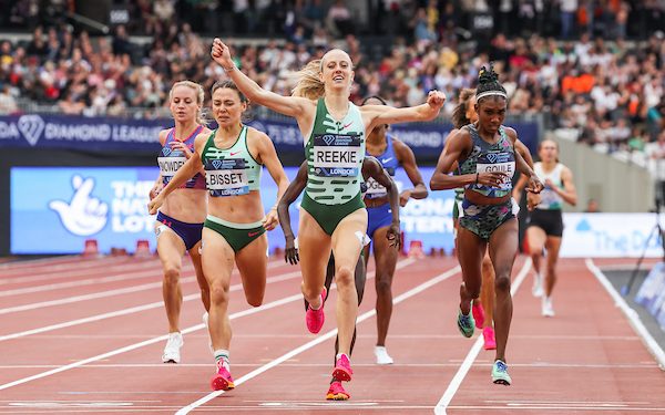 The women’s 5000m race lit the London Diamond League meeting on Sunday (July 23, 2023)