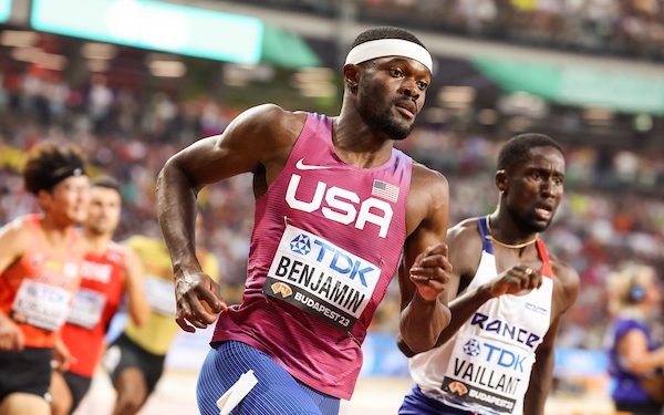 ATHLETICS WCH23 Budapest – 400 Metres Hurdles Men – Semi-Final – Rai Benjamin (USA)