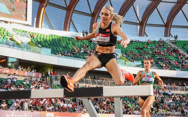 The female runners and sprinters of Team USA