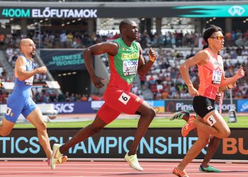 ATHLETICS WCH23 Budapest – 400 Metres Men – Round 1 – Kirani JAMES (GRN)