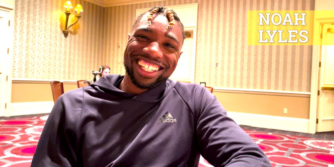 Noah Lyles, The 2023 RunBlogRun Interview