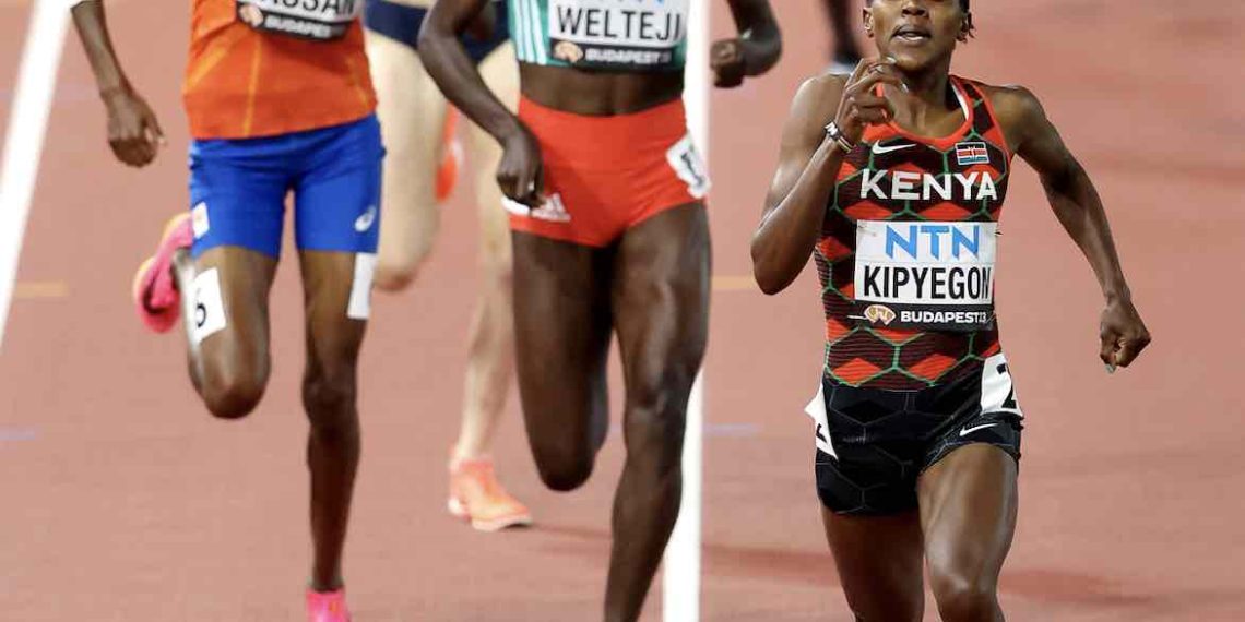 Faith Kipyegon Takes the Gold in the 1,500 meters in Budapest 2023!
