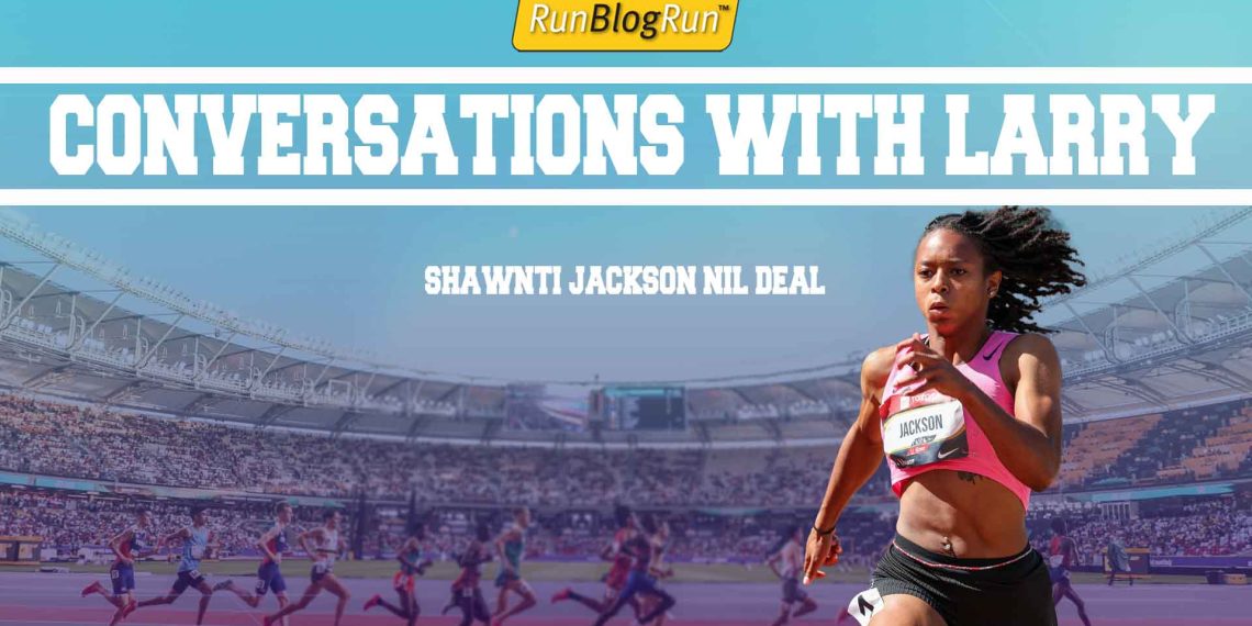 Conversations with Larry: Shawnti Jackson signs NIL deal with Brooks Running