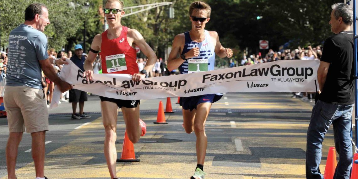 BOTH TRAINING PARTNERS AND RIVALS MANTZ AND YOUNG ARE READY FOR CHICAGO MARATHON