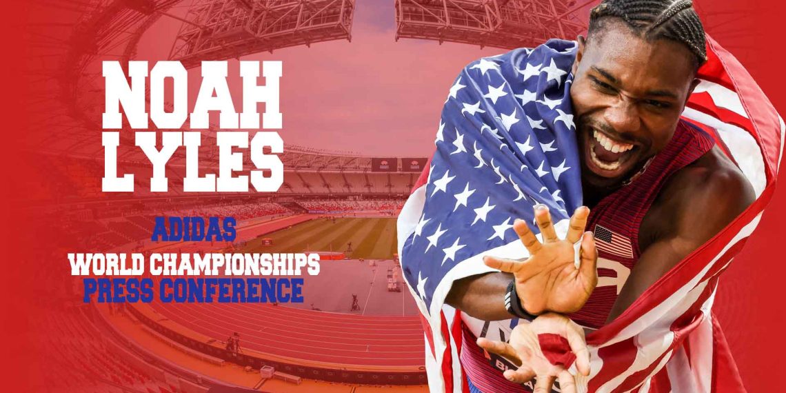 RunBlogRun presents Noah Lyles – adidas Press Conference, 2023 World Athletics Championships – Budapest