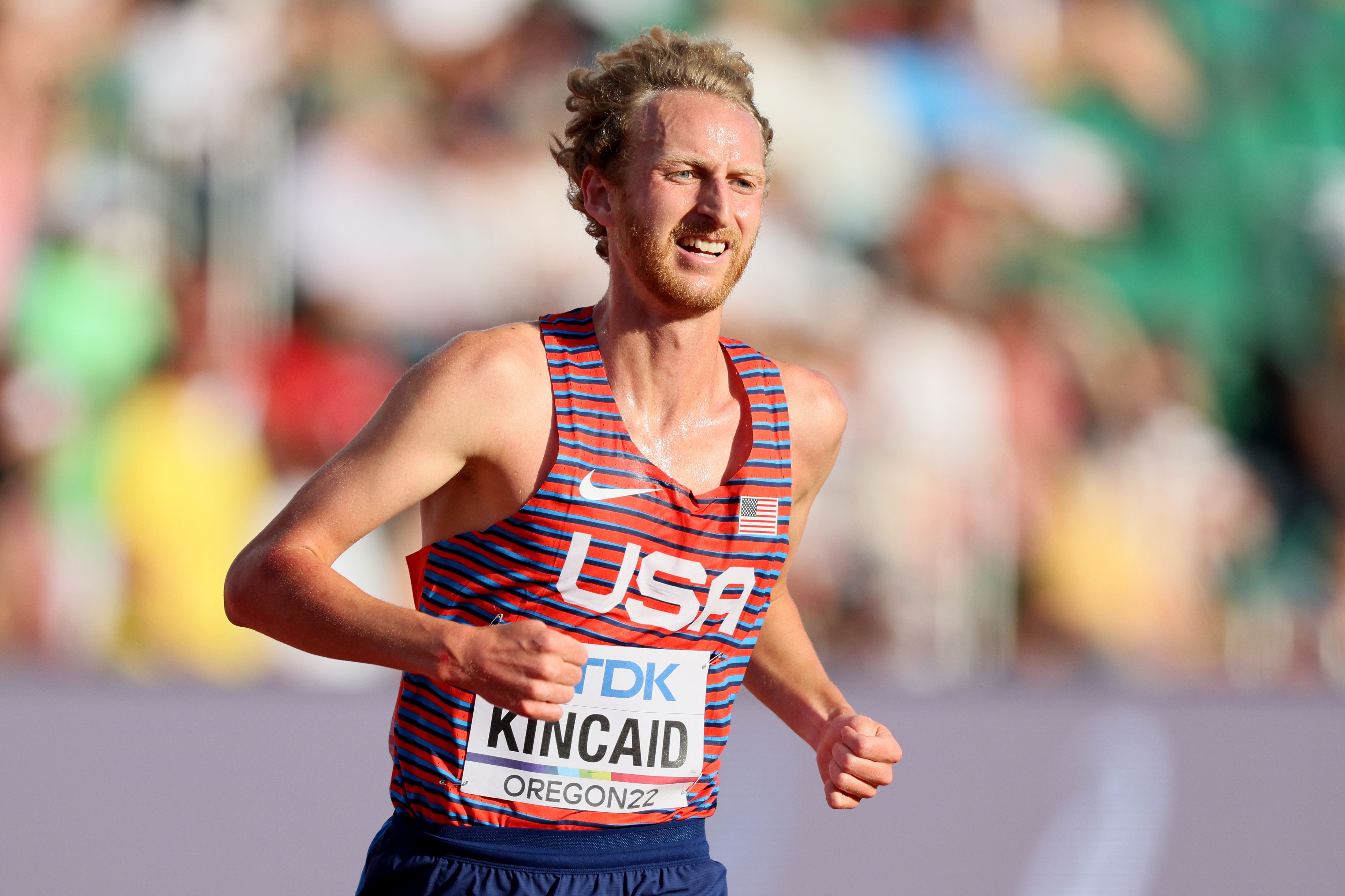 Woddy Kincaid at the World Athletics Championships Oregon22