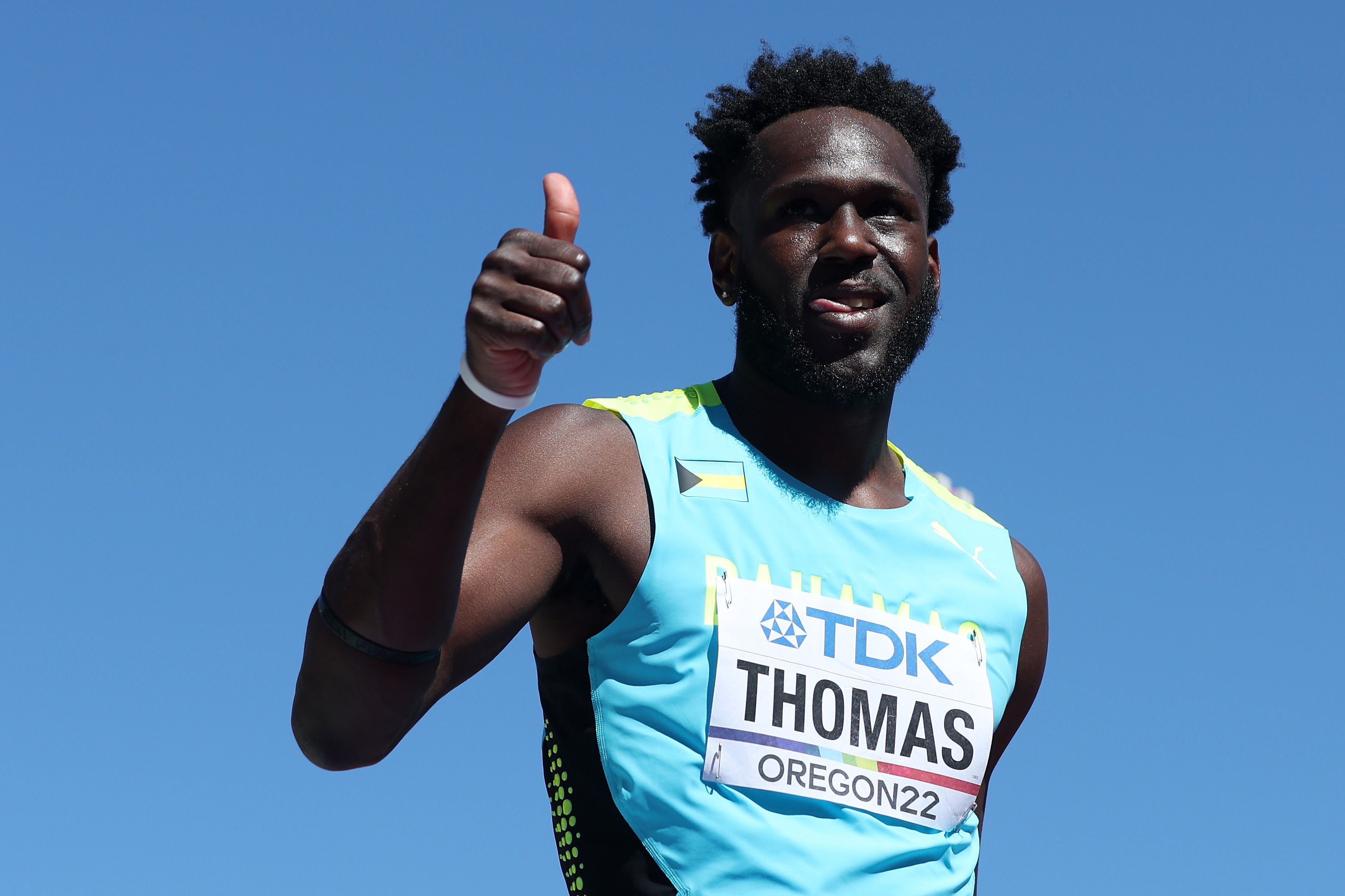 Donald Thomas at the World Athletics Championships Oregon22