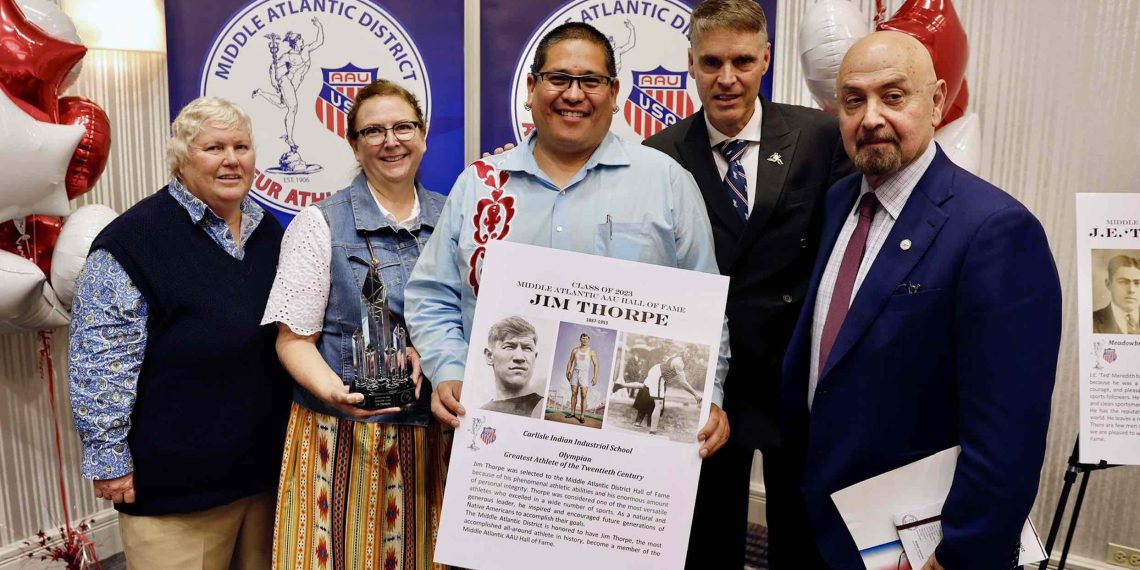Highlight Of 2023 -An AAU Hall Of Fame Induction For Jim Thorpe