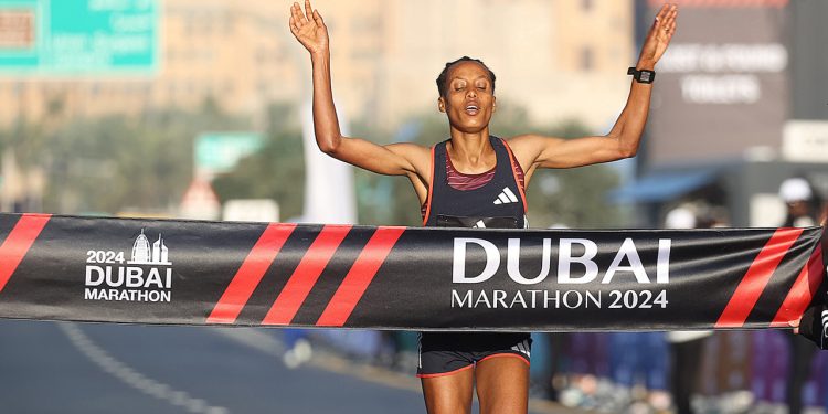ETHIOPIAN DEBUT DOUBLE AS KETEMA AND GOBENA WIN DUBAI MARATHON TITLES