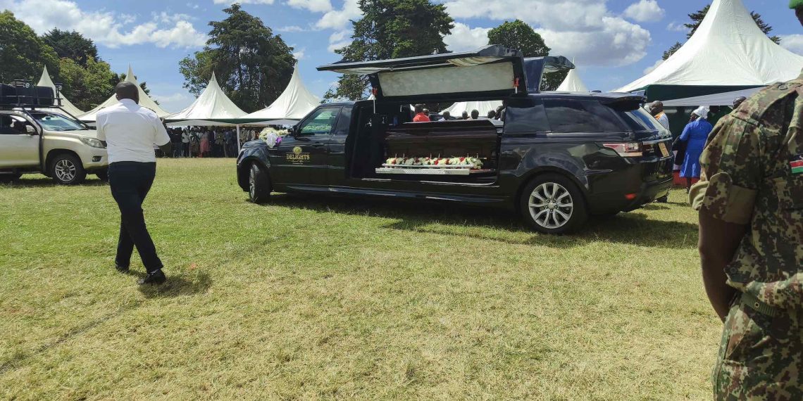 Emotional moments in the convoy of Kelvin Kiptum’s final journey