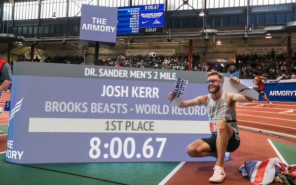WORLD BEST FOR TWO MILES FOR JOSH KERR AT MILLROSE GAMES