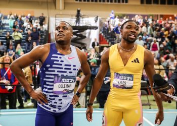 SPRINT SHOWDOWN, BIG THROWS HEADLINE FINAL DAY OF USATF INDOOR CHAMPIONSHIPS