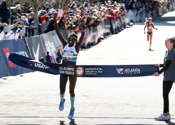 This Day in Track & Field History, February 29, 2024, Hayes Jones, Stacey Dragila, Aliphine Tuliamuk wins 2020 U.S. Olympic Trials, by Walt Murphy News and Results Service
