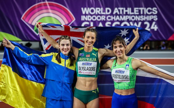 Big first day in Glasgow, Coleman, Crouser both take gold, Lyles takes silver, Jackson takes bronze