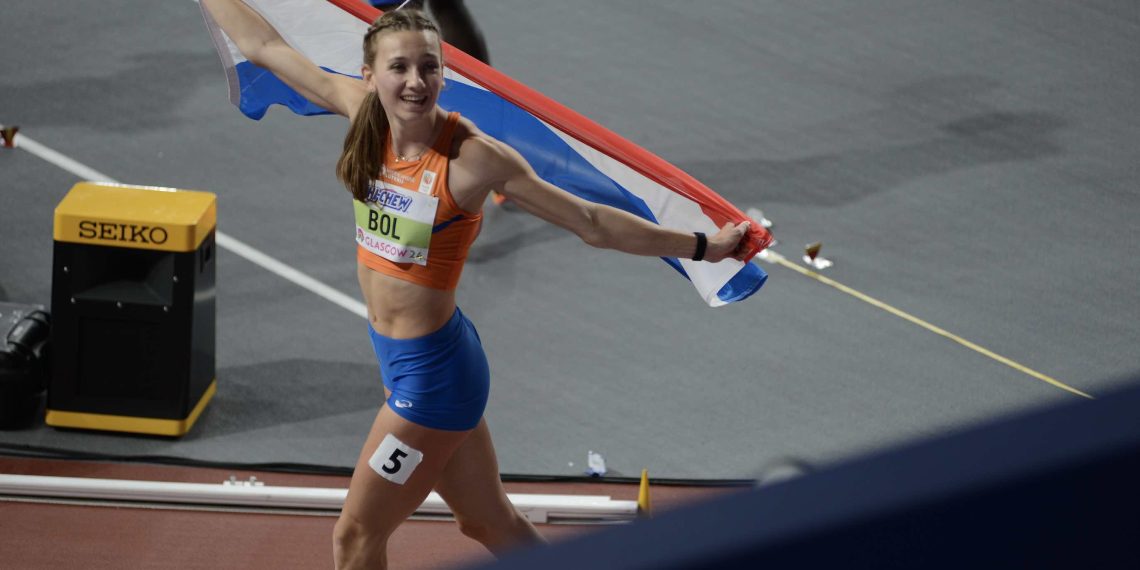 Femke Bol walks on water