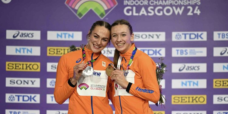 Femke Bol walks on water