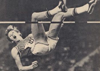 This Day in Track & Field History, March 27, 2024, Dwight Stones, Edwin Moses, photo by Walt Murphy’s News and Result Services