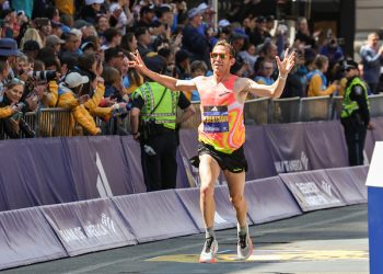 Coffee with Larry, April 15, 2024, Boston Marathon #128 Special Edition! Sisay Lemma leads, start to finish, Hellen Obiri wins in battle to end! Great day of racing and for racers!