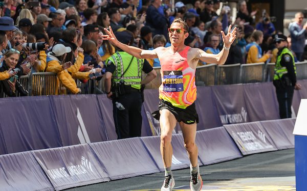 Coffee with Larry, April 15, 2024, Boston Marathon #128 Special Edition! Sisay Lemma leads, start to finish, Hellen Obiri wins in battle to end! Great day of racing and for racers!