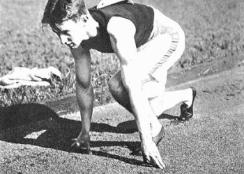 This Day in Track & Field History, April 26, 2024, Arthur Duffey wins 100 yard dash at Penn Relays (1902), Stone and Ashenfelter on 4 mile relay (1947) at Penn Relays history, by Walt Murphy News and Results Service