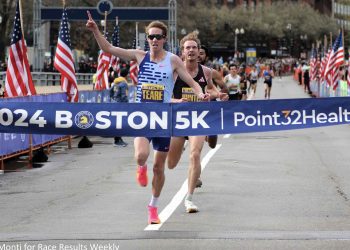 TEARE, TESFAY WIN BOSTON 5-K TO KICK OFF MARATHON WEEKEND