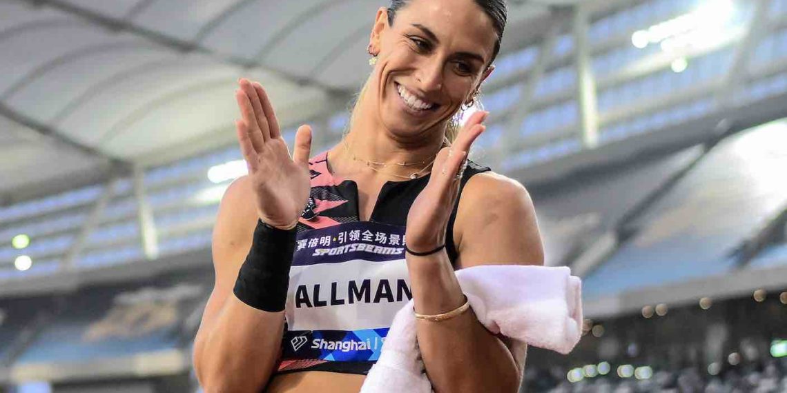 Athletes flying at the Shanghai/Suzhou Wanda Diamond League 2024