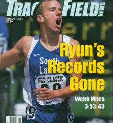 This Day in Track & Field History, May 27, Alan Webb breaks National H.S. Mile Record of Jim Ryun (2001), by Walt Murphy’s News and Results Services
