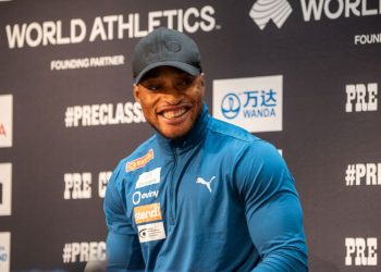 2024 NIKE Pre Classic, Presser, Session 1, Para Athletes Maritna Caironi and Salum Ageze Khazfali