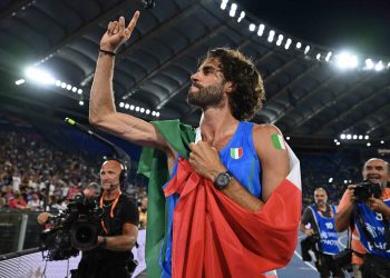 ROMA 2024: The king of the high jump, Gianmarco Tamberi,  delights the president of Italy!