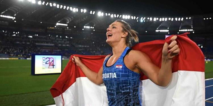 A new name on the women’s discus winners’ list!