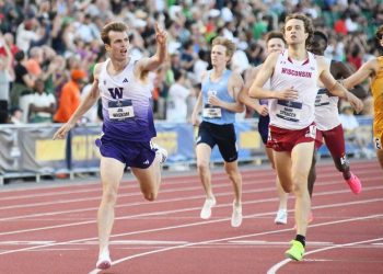 2024 NCAA Track & Field Championships, Observations on Day 3: Waskom gives UW title at 1,500m, Hinchliffe wins 100m, by Paul Merca