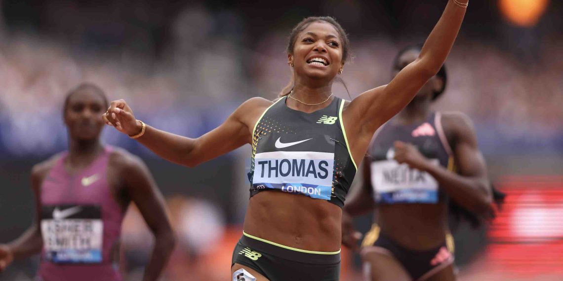Gabby Thomas getting ready for Paris with a win in London